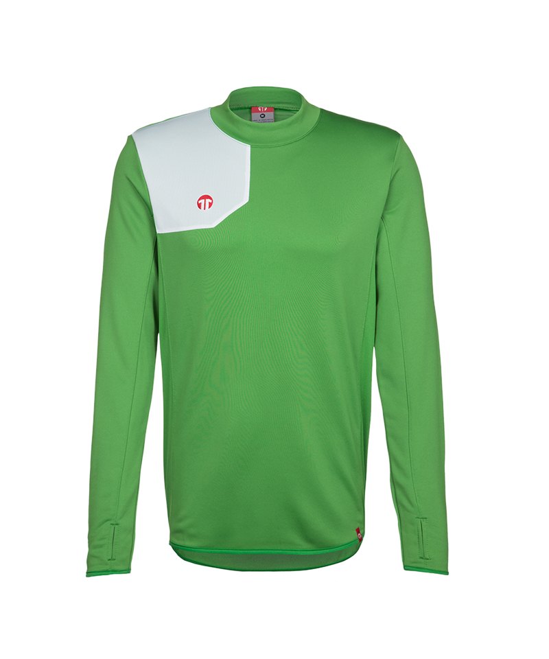 11teamsports Teamline Sweattop Kids Grün Weiss F30
