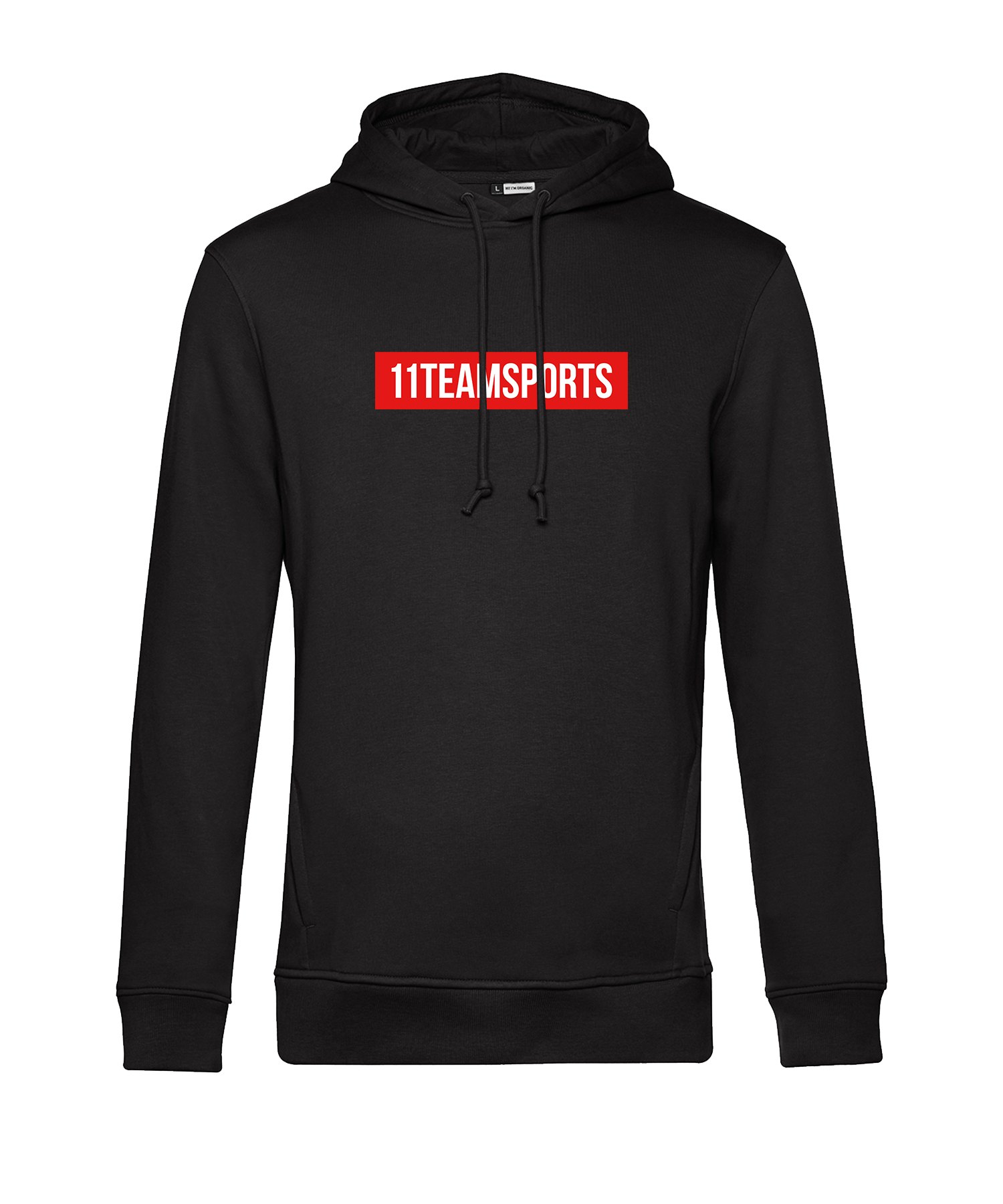 11teamsports Background Hoody Schwarz Weiss
