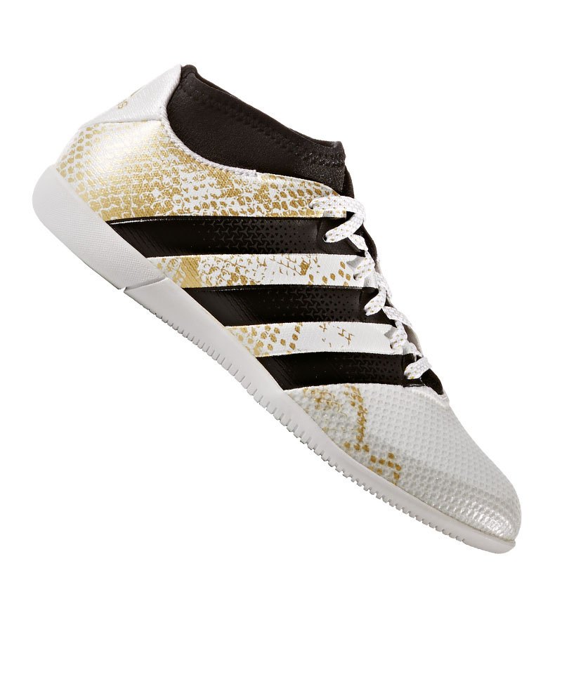 adidas ACE 16.3 Primemesh IN Halle J Kids Weiss