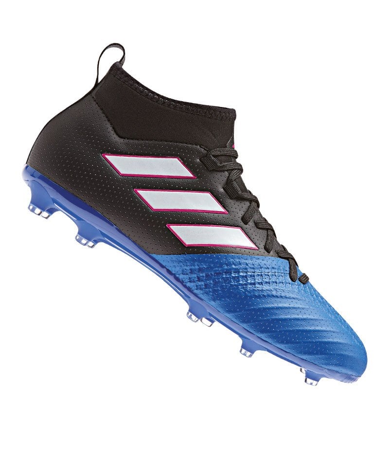 adidas ACE 17.1 FG J Kids Schwarz Blau adidas ACE 17.1 FG J Kids Schwarz Blau