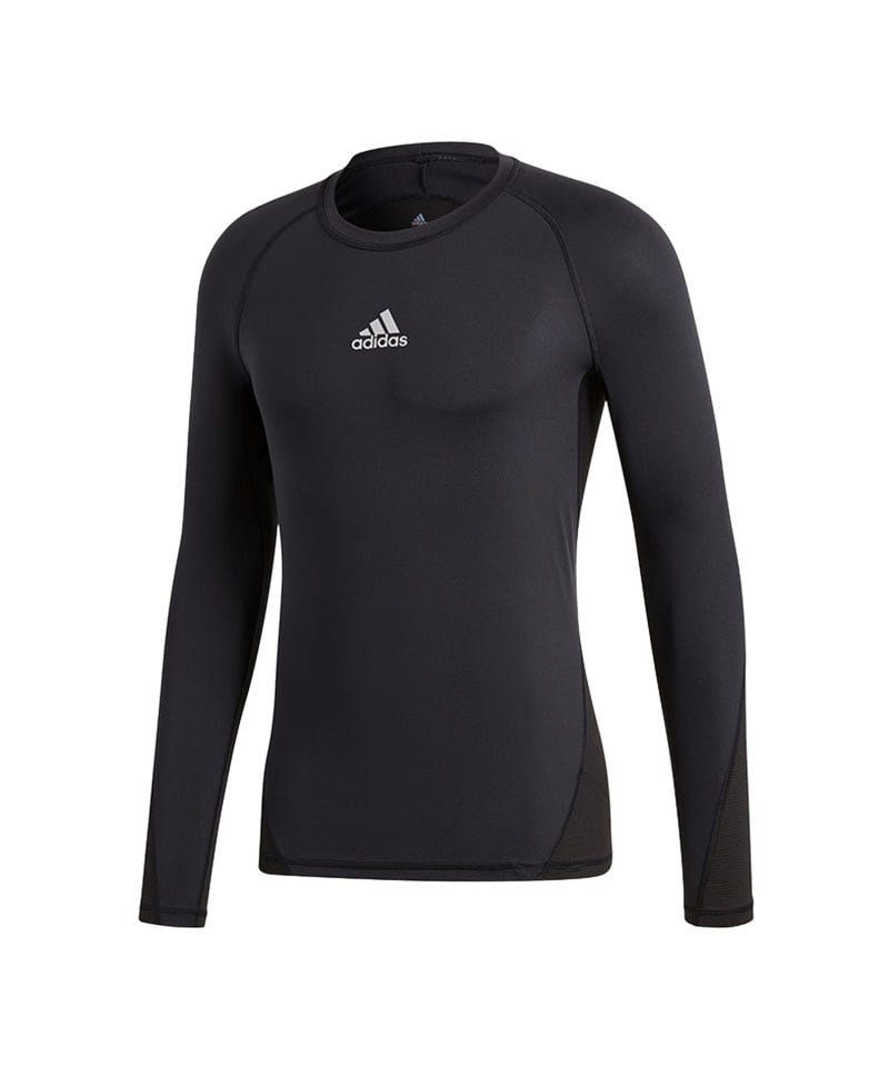 adidas Alphaskin Shirt langarm Kids Schwarz adidas Alphaskin Shirt langarm Kids Schwarz