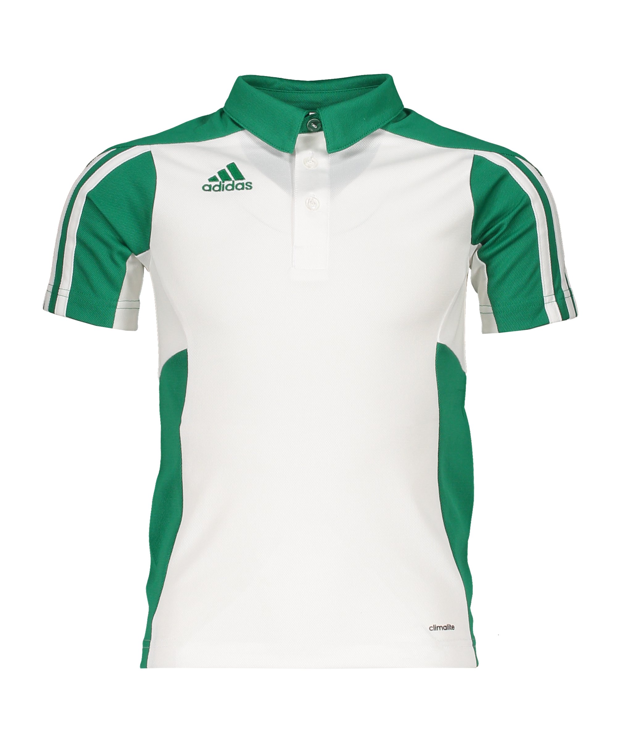adidas Climacool MT14 Poloshirt Kids Weiss Grün