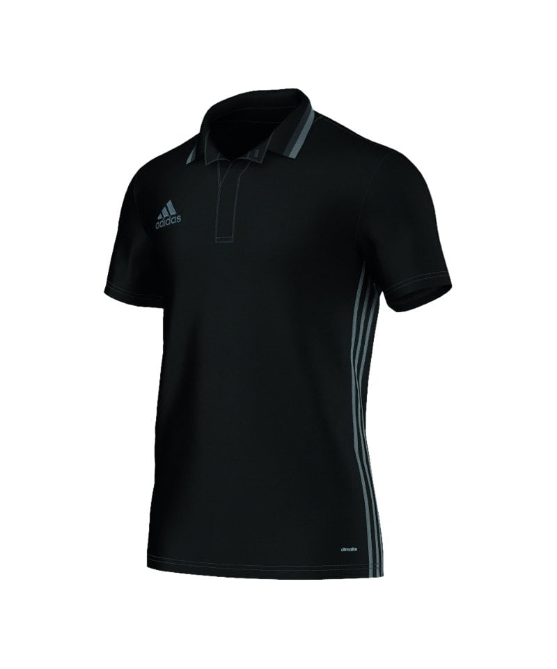 adidas Condivo 16 CL Poloshirt Schwarz Grau adidas Condivo 16 CL Poloshirt Schwarz Grau