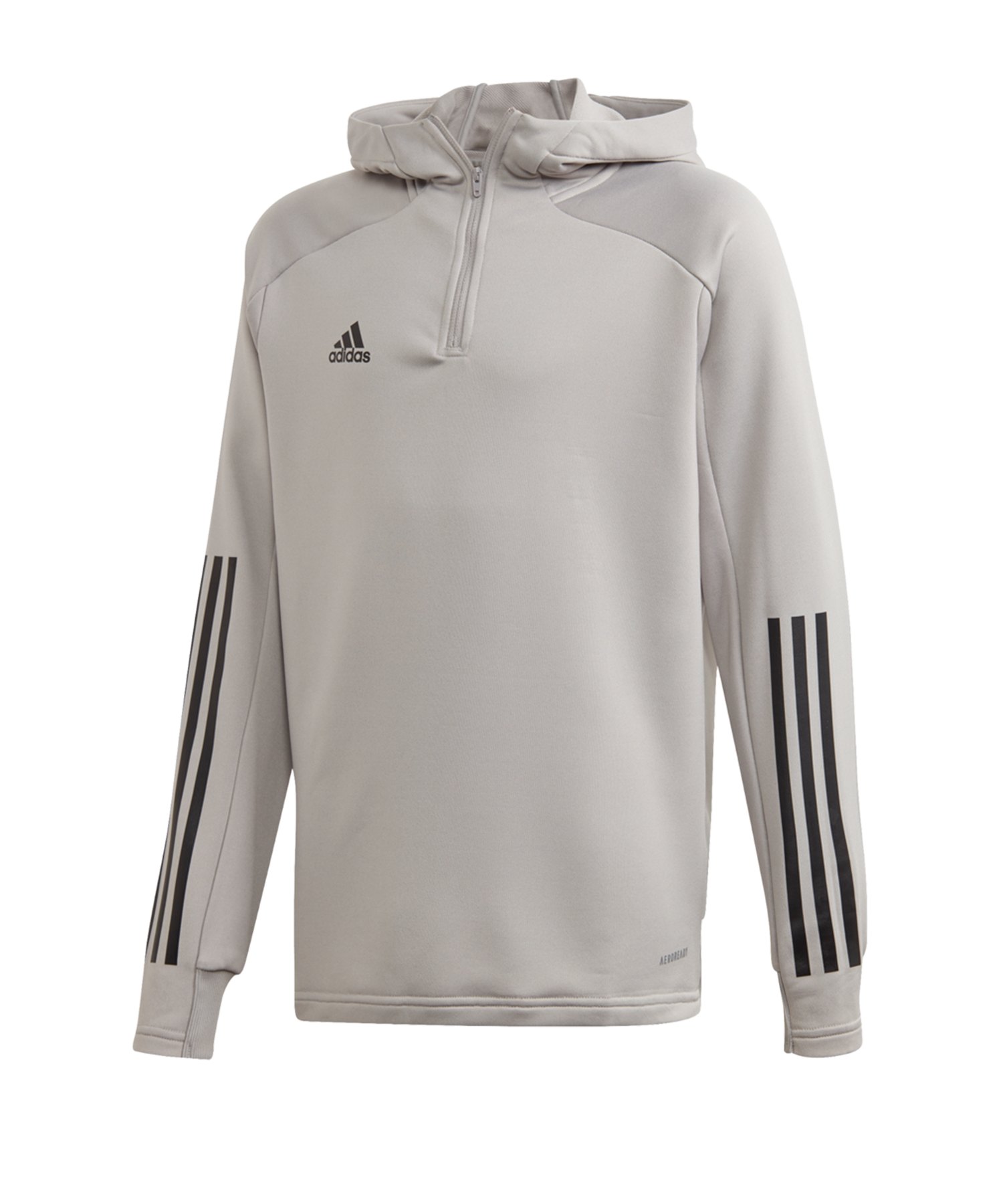 adidas Condivo 20 Kapuzensweatshirt Kids Grau
