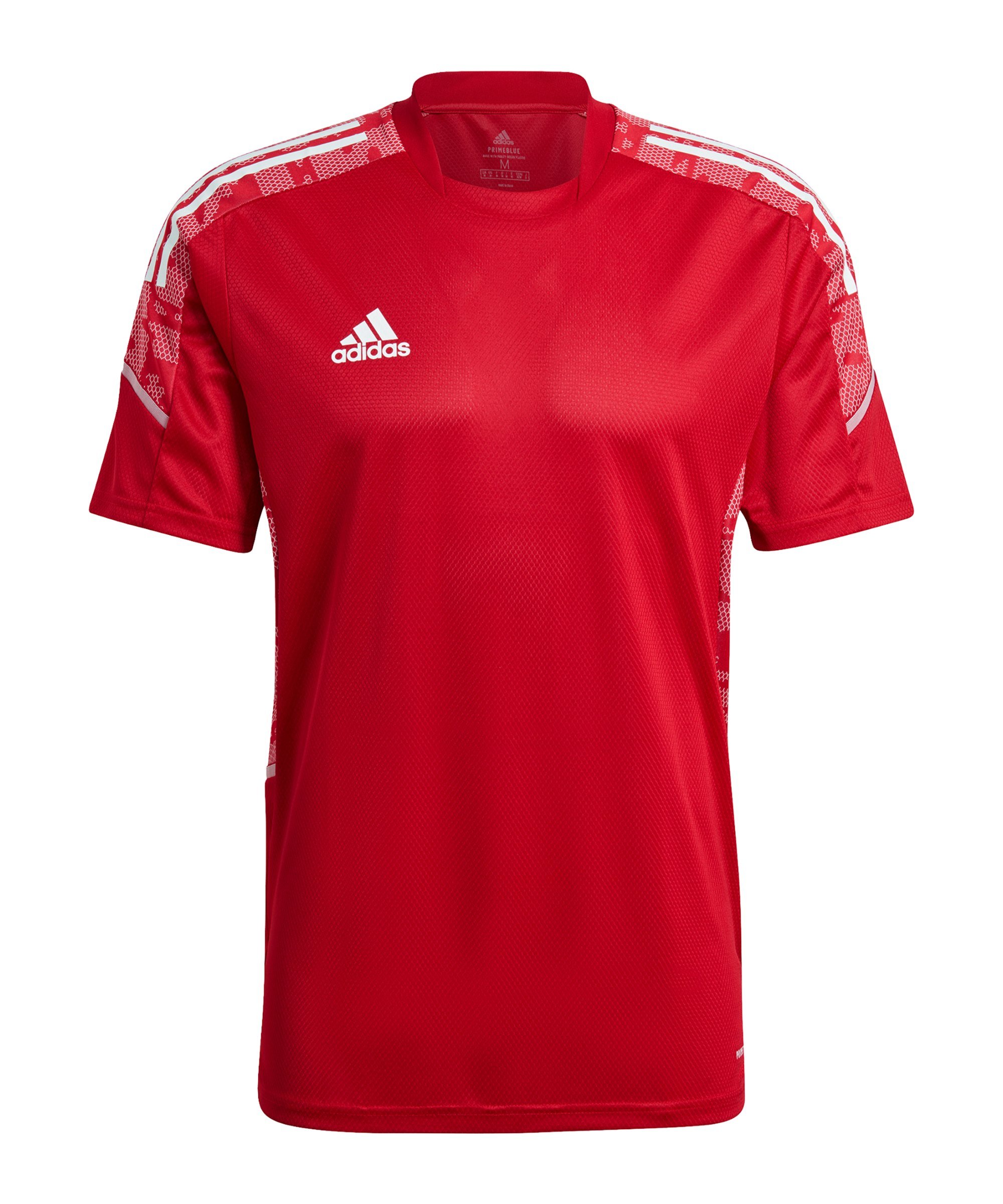 adidas Condivo 21 Trainingsshirt Rot Weiss
