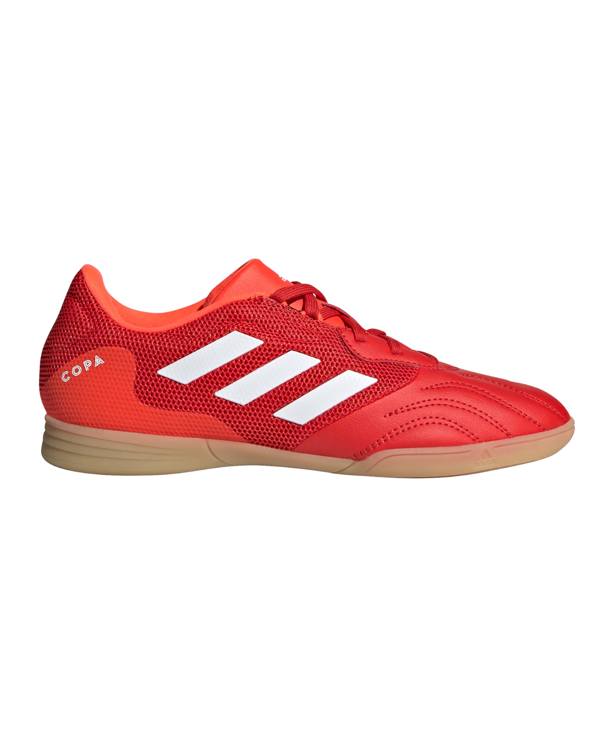 adidas COPA SENSE.3 IN Sala Meteorite J Kids Rot Weiss