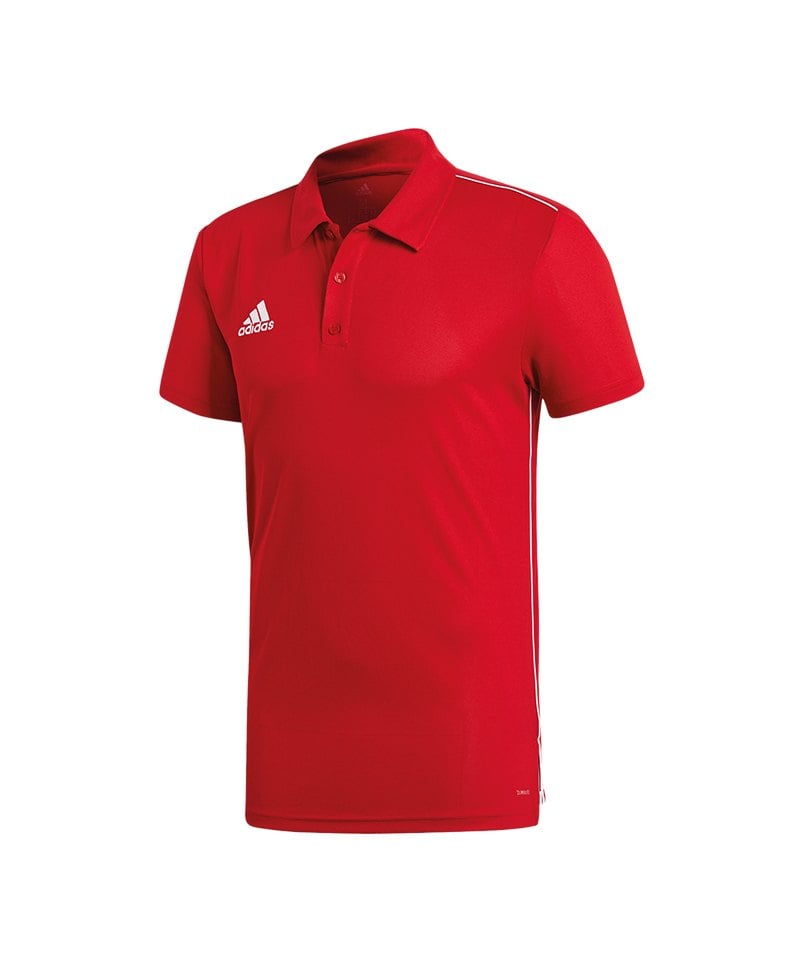 adidas Core 18 ClimaLite Poloshirt | Sportkleidung adidas Herren Sweatshirt Tiro15, power rotWeißschwarz, XS