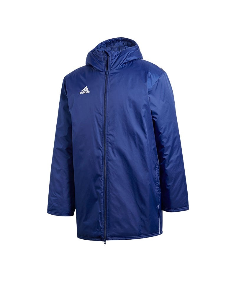 adidas Core 18 Stadium Jacket Jacke Blau Weiss