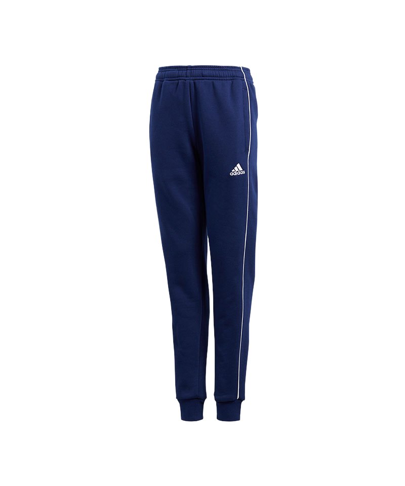 adidas Core 18 Sweat Pant Kids Blau Weiss