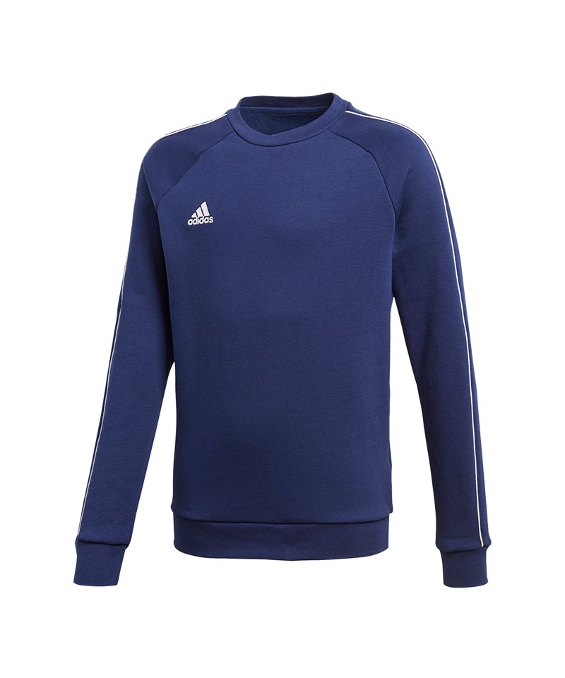 adidas Core 18 Sweat Top Kids Blau Weiss