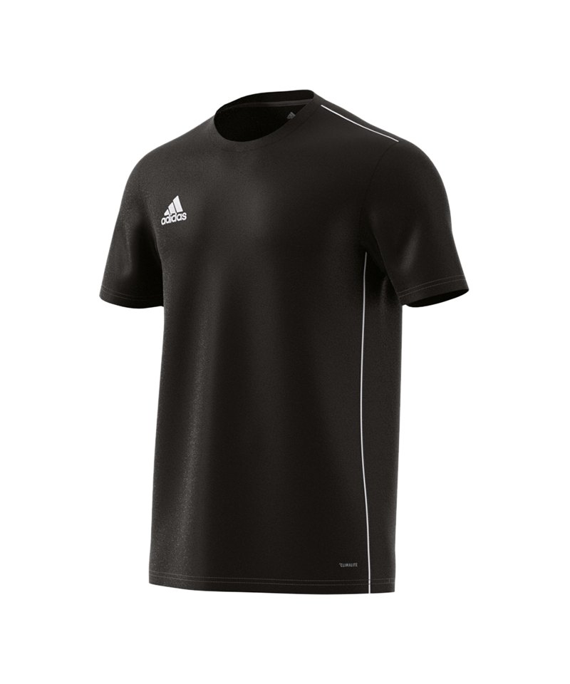 adidas Core 18 Trainingsshirt Schwarz Weiss adidas Core 18 Trainingsshirt Schwarz Weiss
