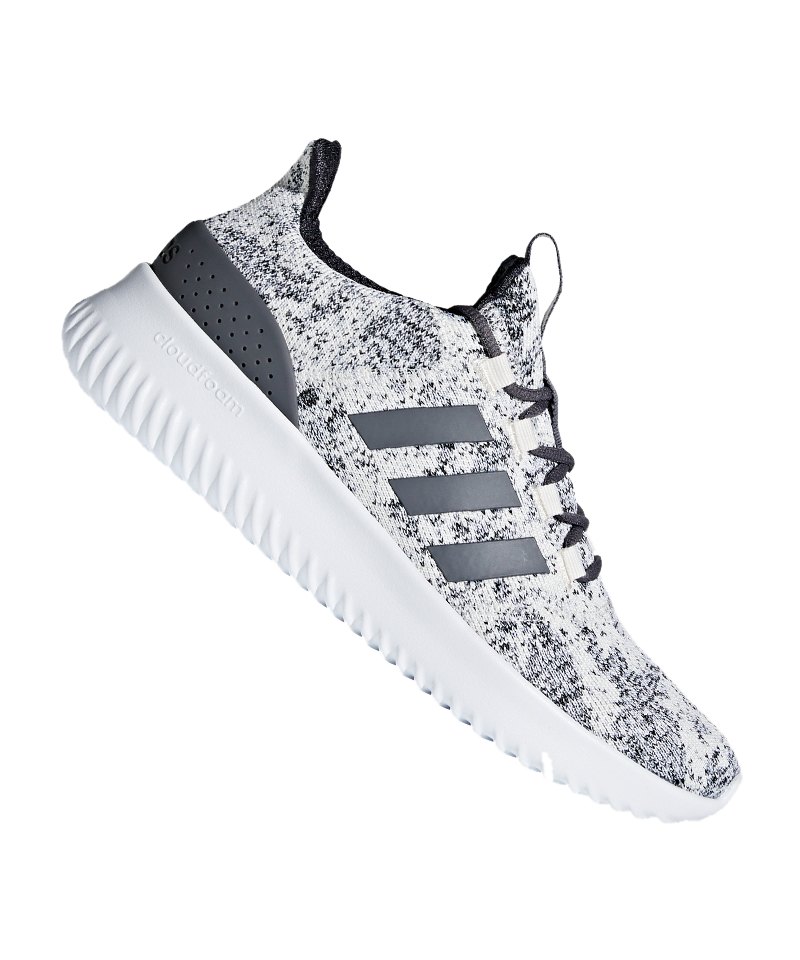 adidas Core Cloudfoam Ultimate Running Grau Weiss Sport 1a adidas Herren Cloudfoam Ultimate Sneaker
