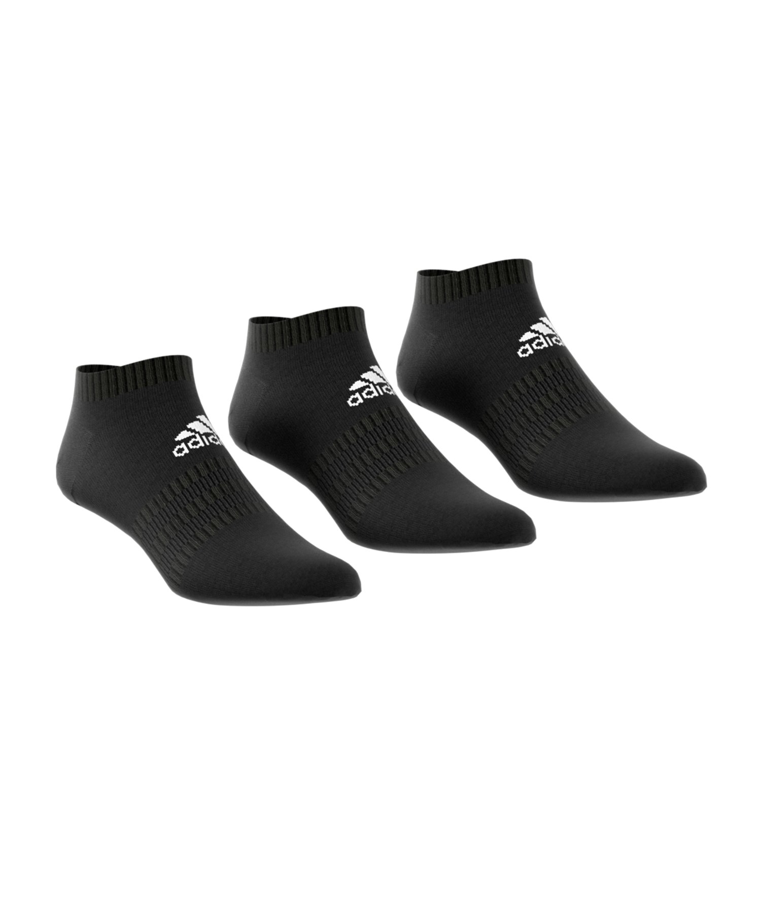 adidas Cushioned Low-Cut Socken 3er Pack Schwarz
