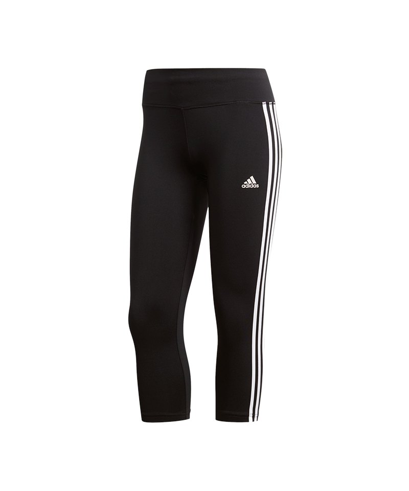 adidas D2M Climalite 3S 34 Hose Damen Schwarz adidas D2M Climalite 3S 34 Hose Damen Schwarz