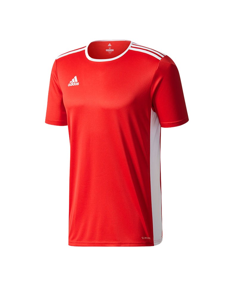 adidas Entrada 18 Trikot kurzarm Rot Weiss