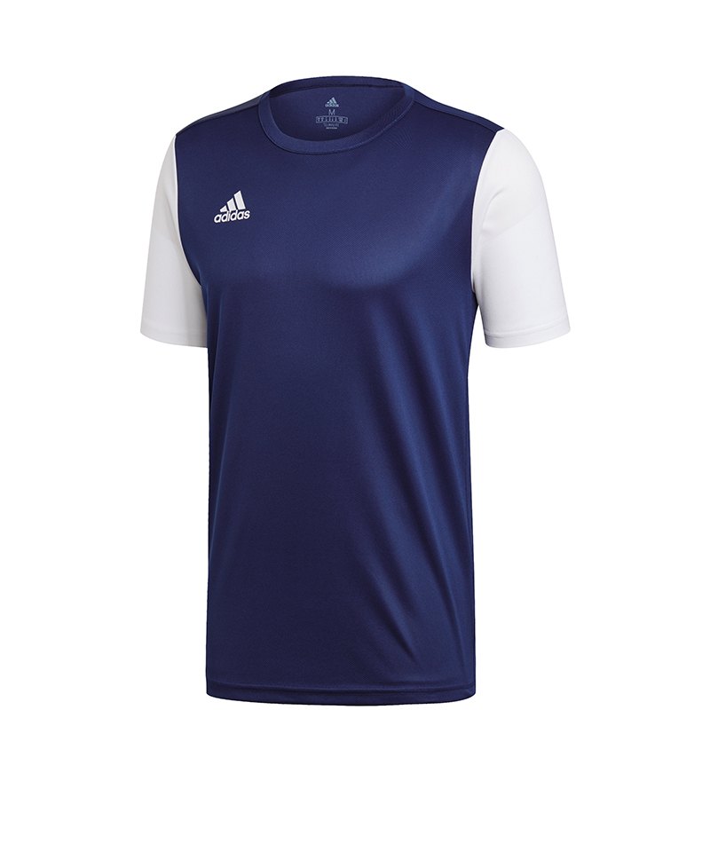 adidas Estro 19 Trikot kurzarm Dunkelblau Weiss adidas Estro 19 Trikot kurzarm Dunkelblau Weiss