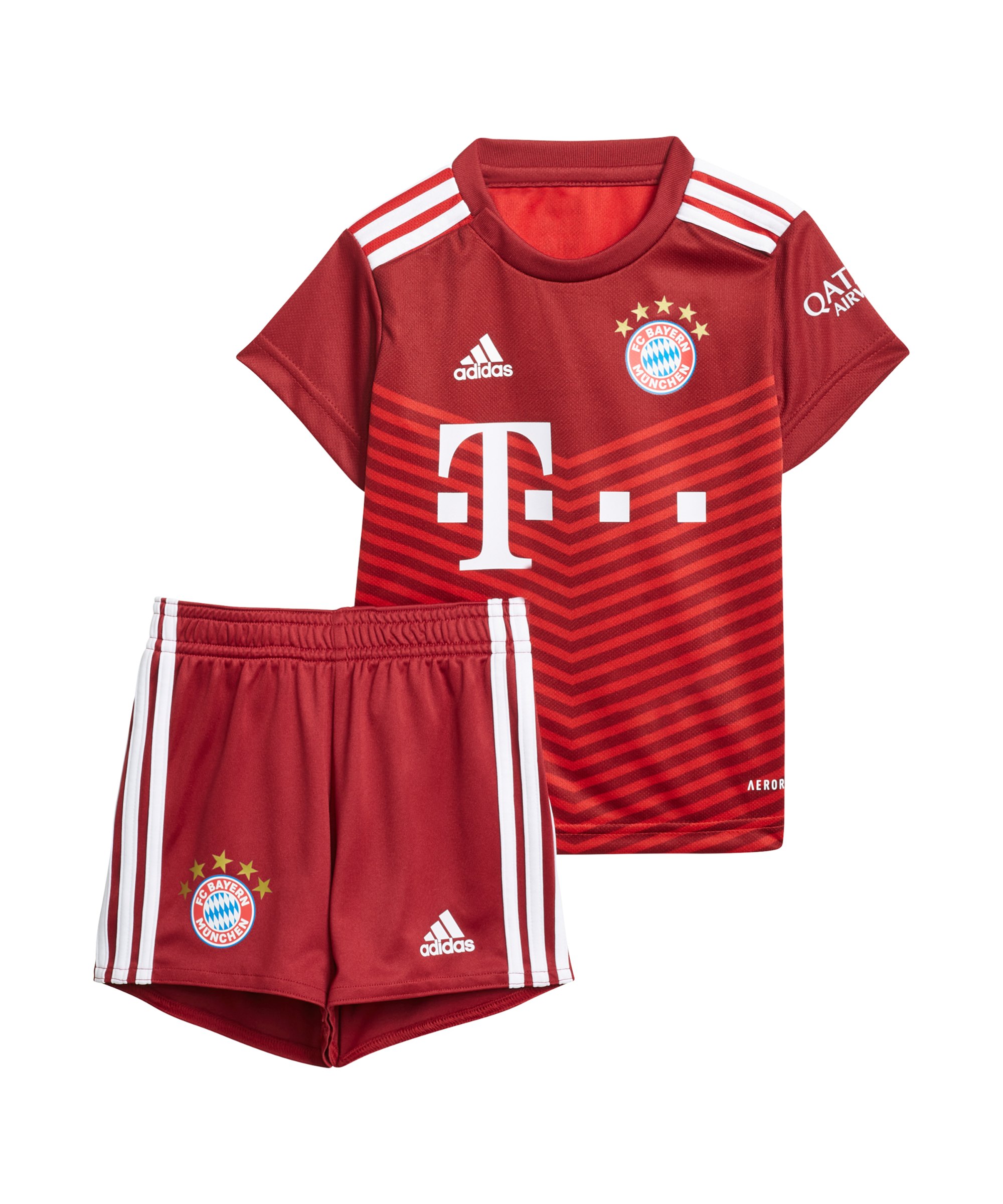 adidas FC Bayern München Babykit Home 2021/2022 Rot