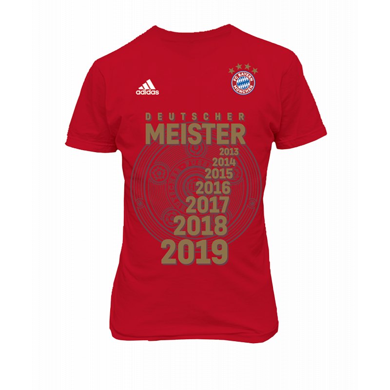Adidas Fc Bayern Munchen Meister Shirt Kids 2019 Fussball