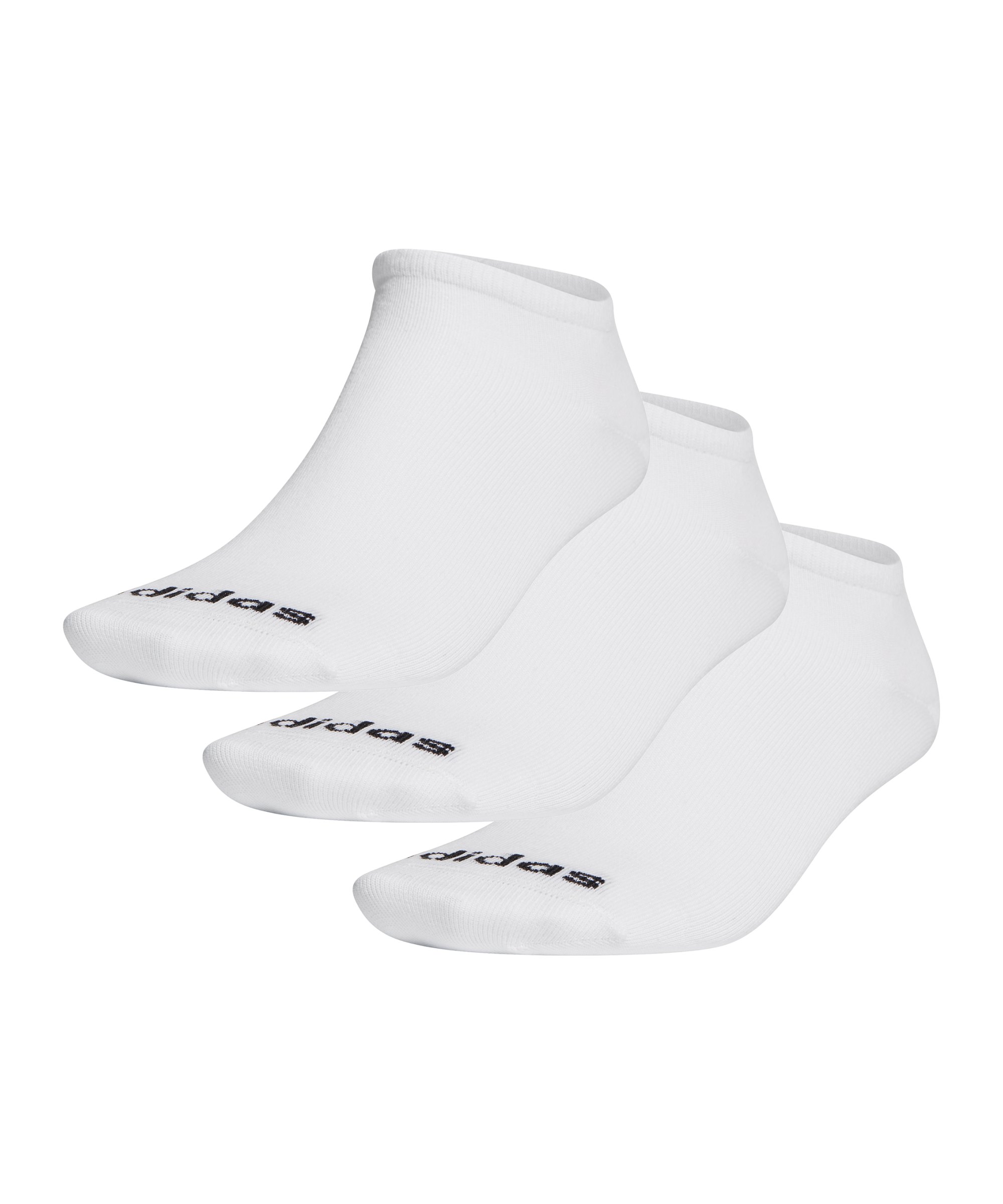 adidas Füsslinge 3er Pack Weiss Schwarz