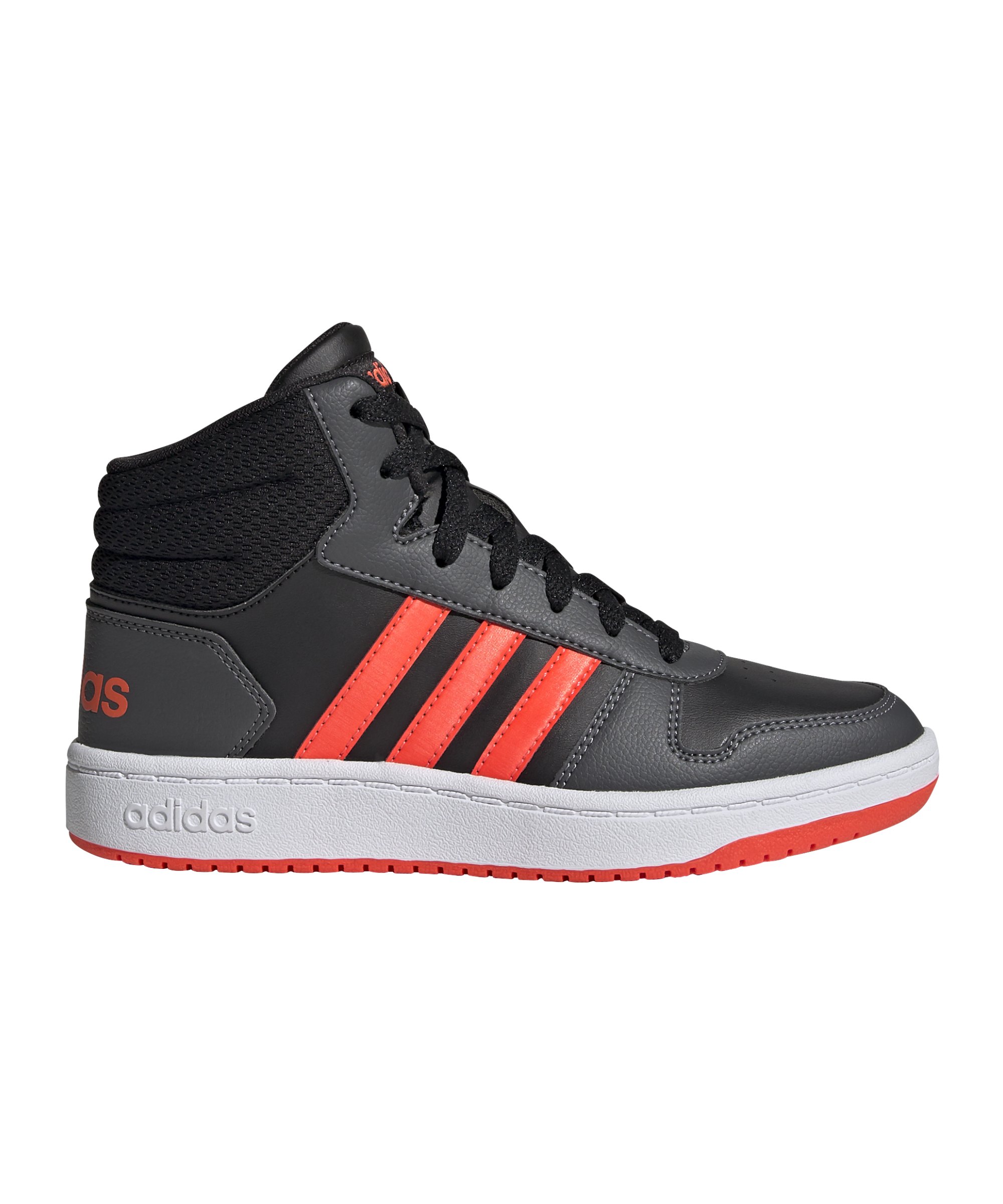 adidas HOOPS MID 2.0 Kids Schwarz Grau Rot