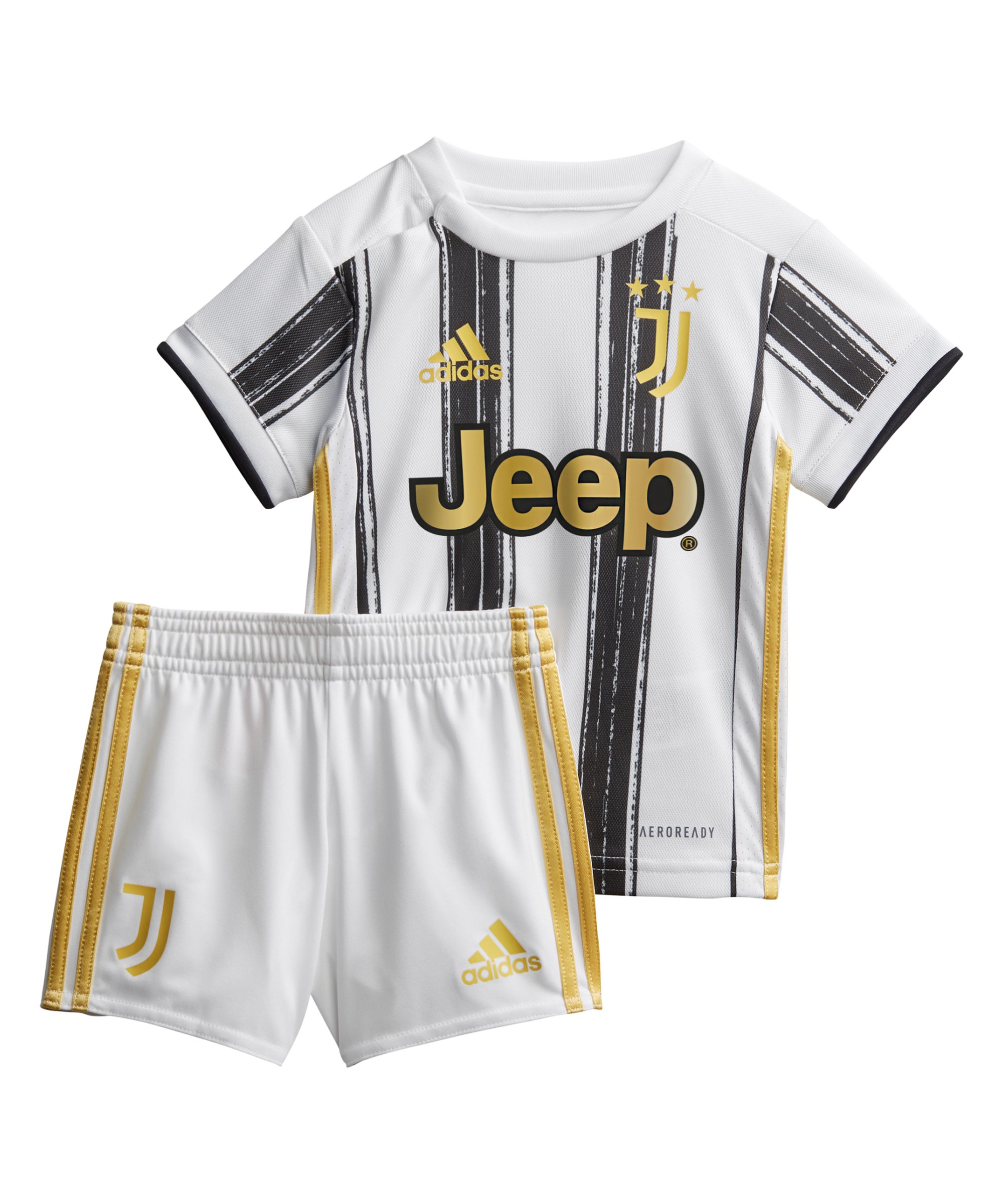 adidas Juventus Turin Babykit Home 20/21 Weiss