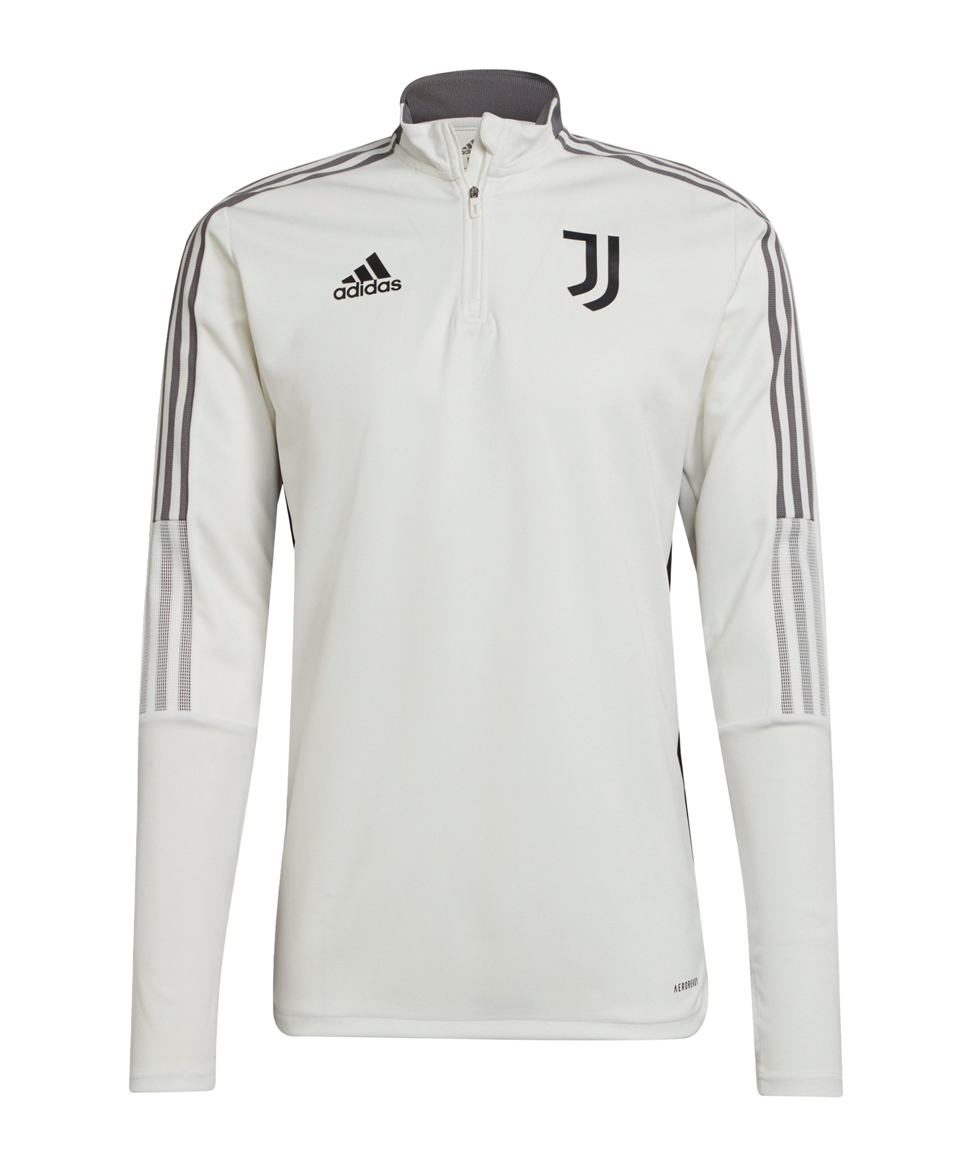 adidas Juventus Turin HalfZip Sweatshirt Weiss