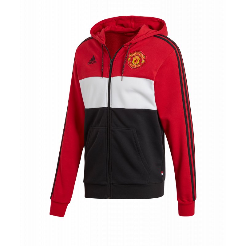 adidas Manchester United Kapuzenjacke Rot Schwarz |Replicas adidas umhängetaschen, adidas Performance MANCHESTER UNITED
