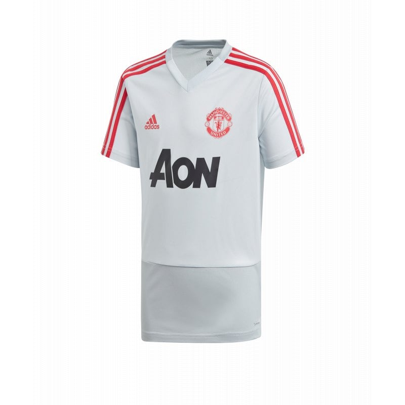 adidas Manchester United Trainingsshirt Kids Grau adidas Manchester United Trainingsshirt Kids Grau