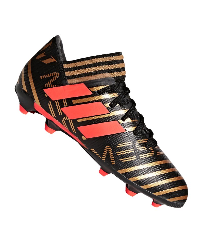 adidas NEMEZIZ Messi 17.3 FG J Kids Schwarz Rot adidas NEMEZIZ Messi 17.3 FG J Kids Schwarz Rot