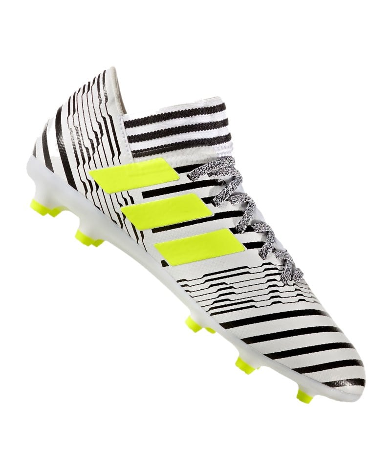 adidas NEMEZIZ 17.3 FG J Kids Weiss Gelb Schwarz adidas NEMEZIZ 17.3 FG J Kids Weiss Gelb Schwarz