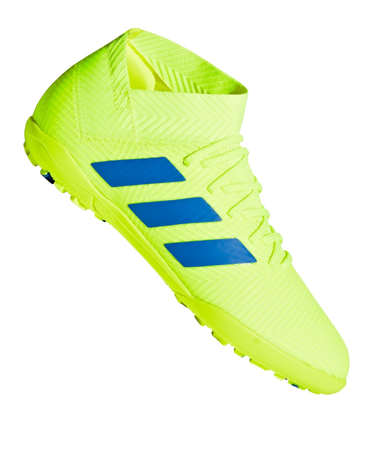 adidas NEMEZIZ 18.3 TF J Kids Gelb Blau adidas NEMEZIZ 18.3 TF J Kids Gelb Blau