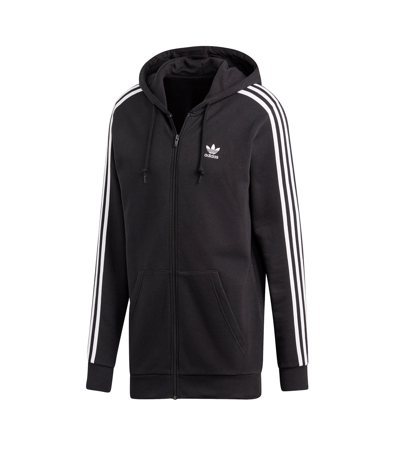 adidas Originals 3 Stripes Kapuzenjacke Schwarz adidas Originals 3 Stripes Kapuzenjacke Schwarz