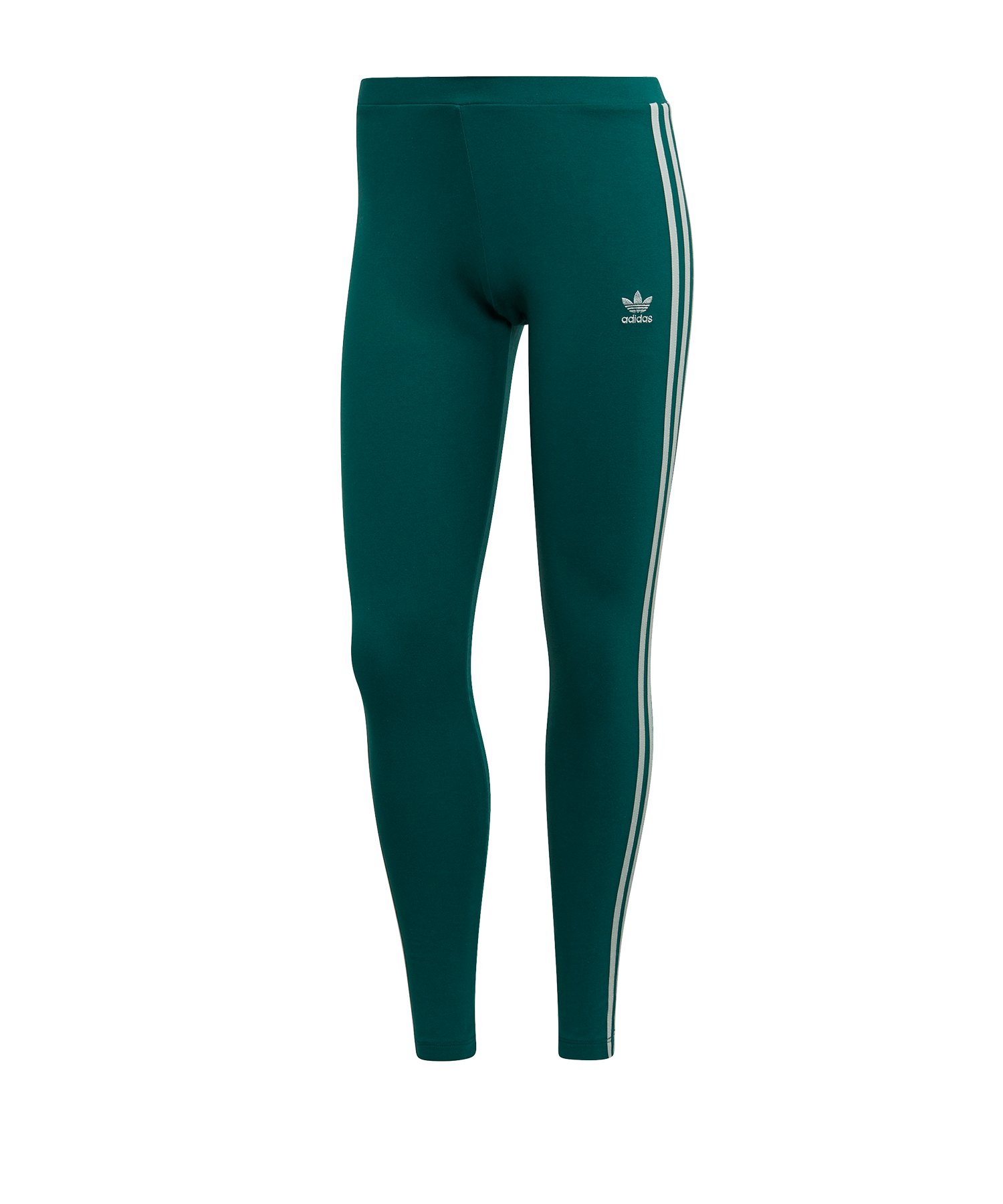 adidas Originals 3 Stripes Leggings Damen Grün | Lifestyle ...