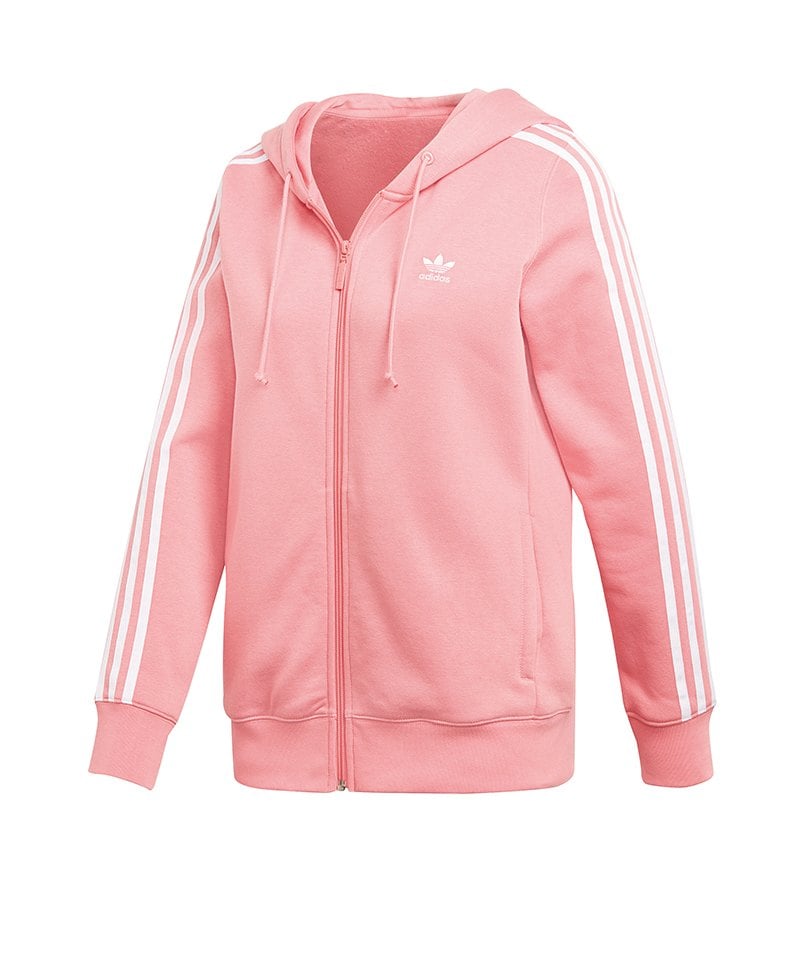 adidas Originals 3S Kapuzenjacke Damen Rosa | Lifestyle ...