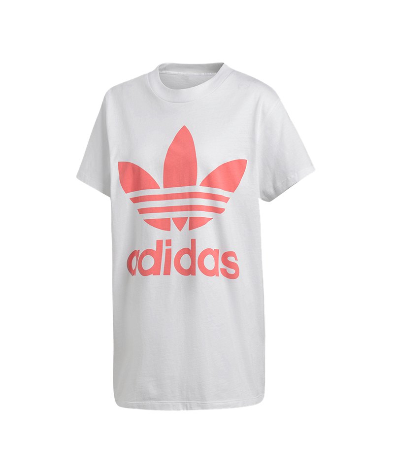 adidas Originals Big Trefoil T Shirt Damen Weiss adidas Originals Big Trefoil T Shirt Damen Weiss