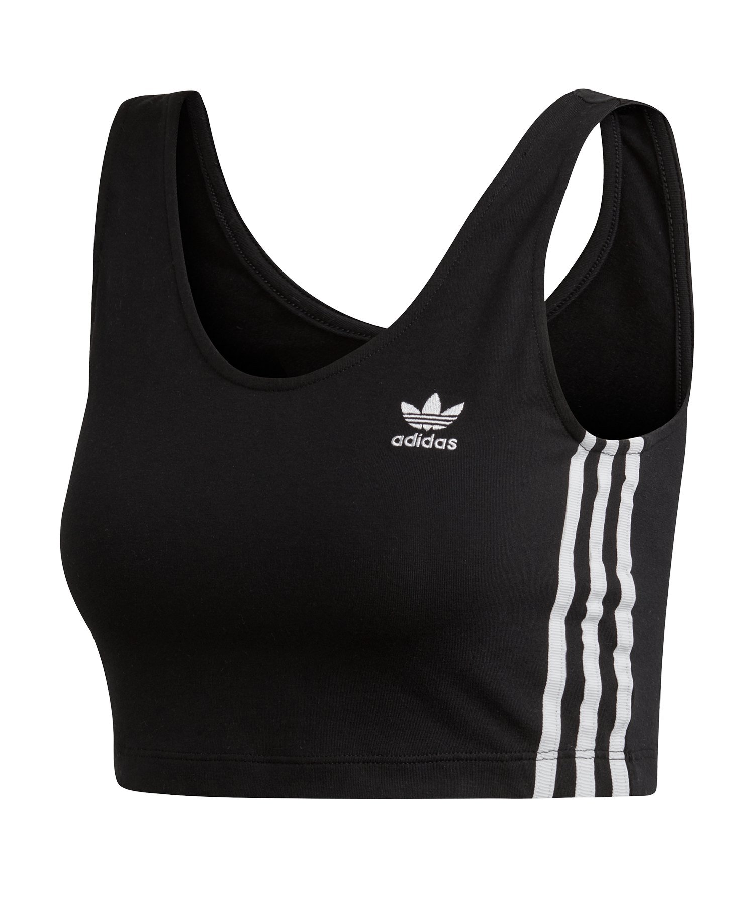 adidas Originals Crop Tank Top Damen Schwarz adidas Originals Crop Tank Top Damen Schwarz