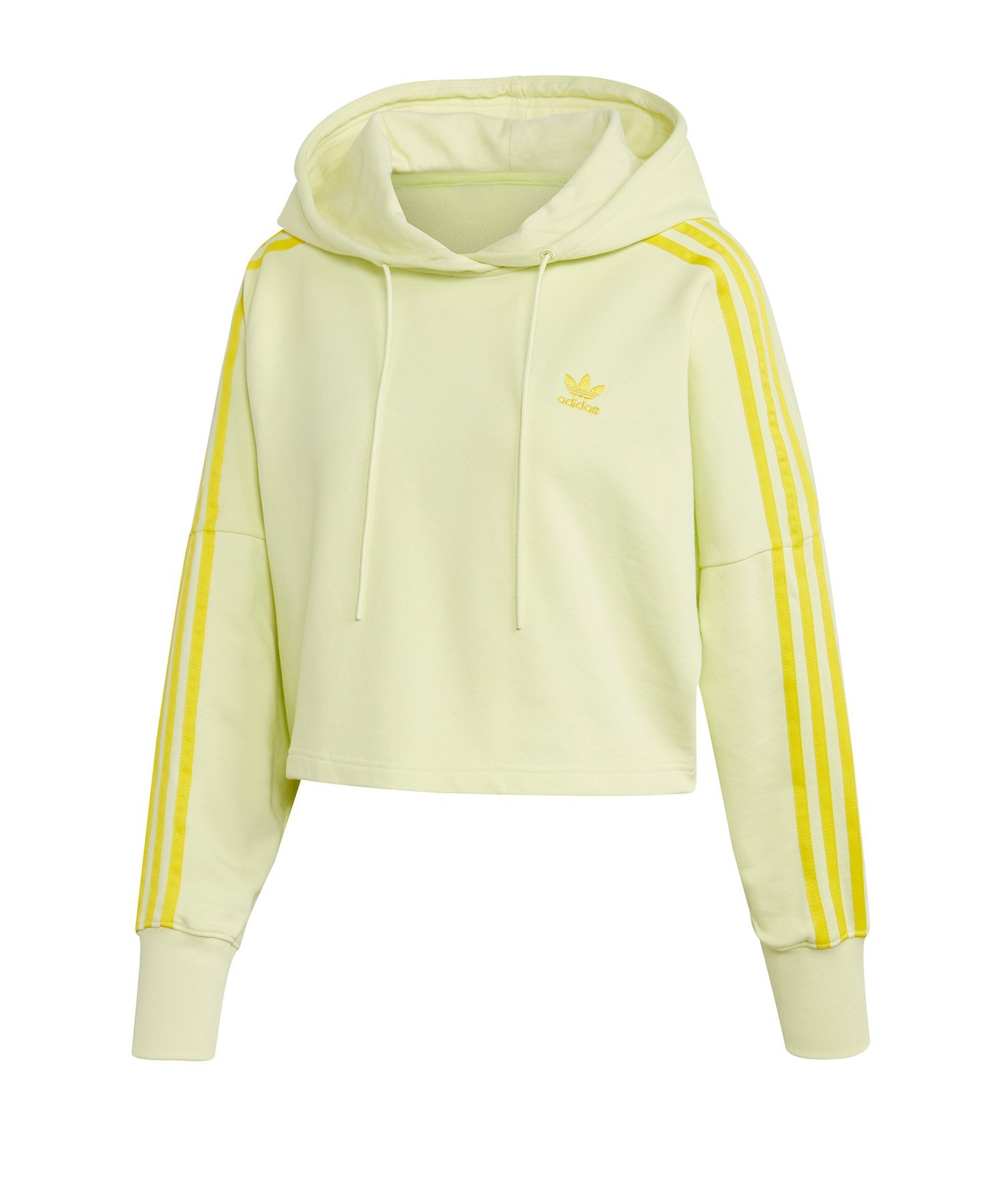 adidas Originals Cropped Hoody Damen Gelb |Lifestyle adidas Cotten Trainingsanzug Damen | Altmarkt Galerie, Dresden