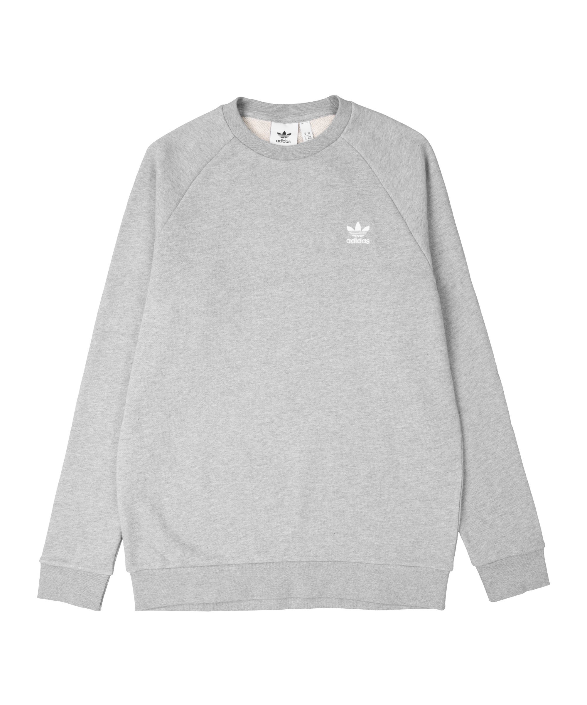 adidas Originals Essential Crew Sweatshirt Grau adidas Originals Essential Crew Sweatshirt Grau