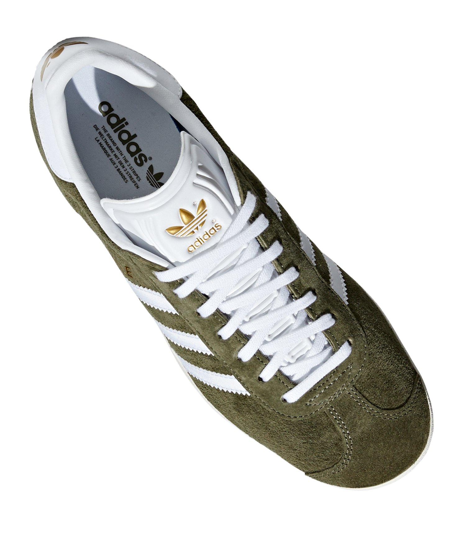 Gazelle Grün Originals Damen Sneaker Weiss Adidas 6yfgvIY7b
