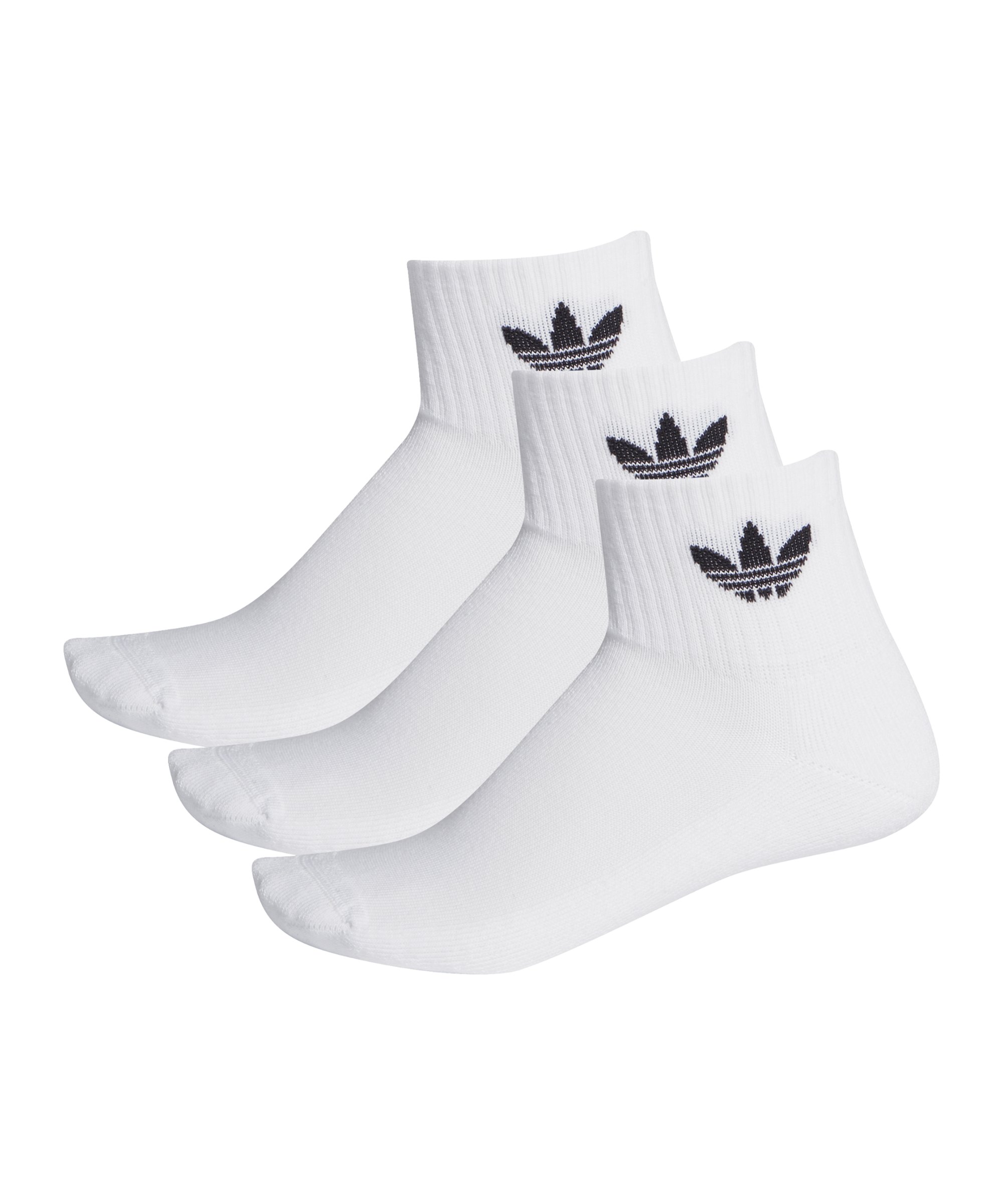 adidas Originals Mid Ankle Socken Weiss Schwarz