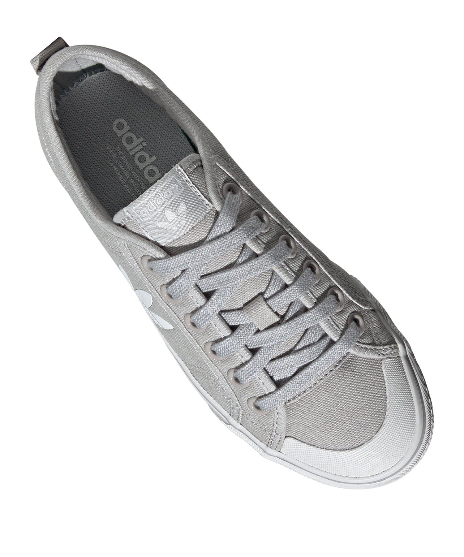 adidas Originals Nizza Trefoil Sneaker Damen Grau adidas Originals Nizza Trefoil Sneaker Damen Grau