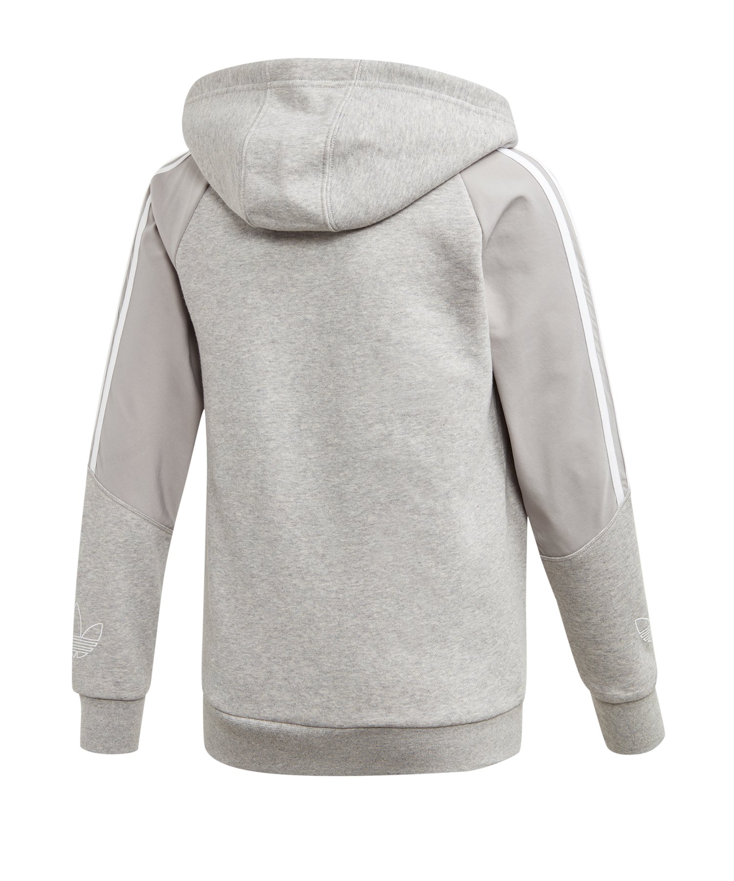 adidas Originals Outline Kapuzenjacke Kids Grau adidas Originals Outline Kapuzenjacke Kids Grau