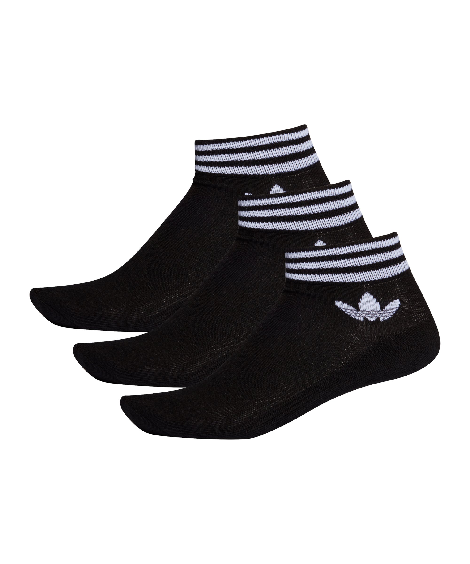 adidas Originals Trefoil Ankle Socken Schwarz