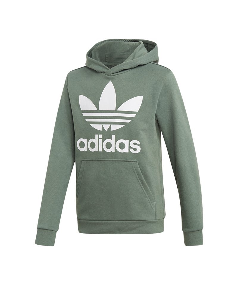 adidas Originals Trefoil Hoody Kids Grün adidas Originals Trefoil Hoody Kids Grün