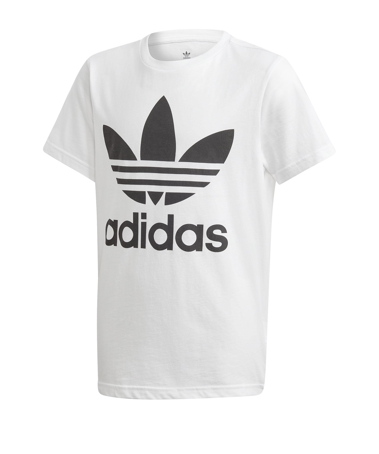 adidas Originals Trefoil T Shirt Kids Weiss adidas Originals Trefoil T Shirt Kids Weiss