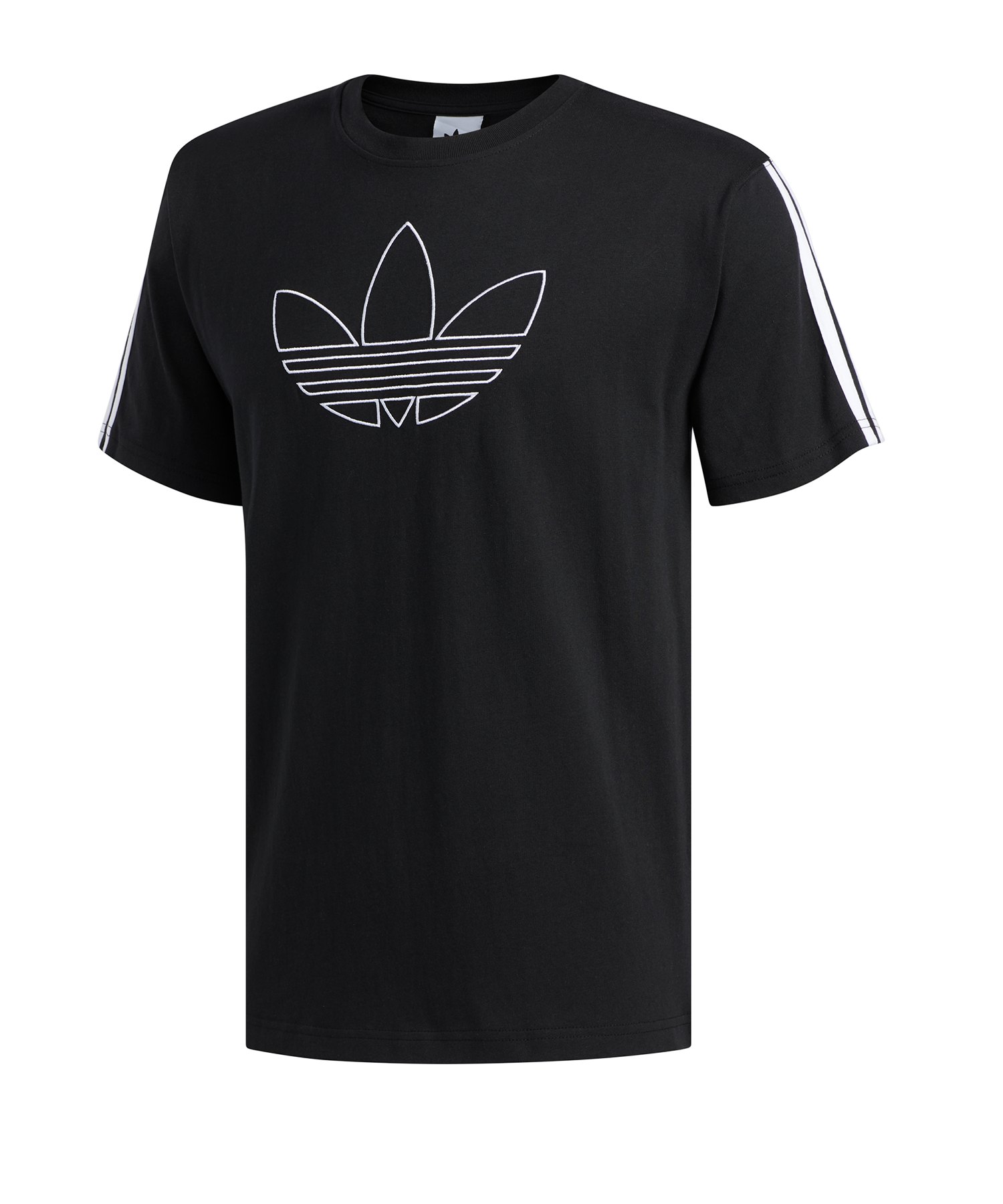 adidas Originals Trefoil T Shirt Schwarz adidas Originals Trefoil T Shirt Schwarz