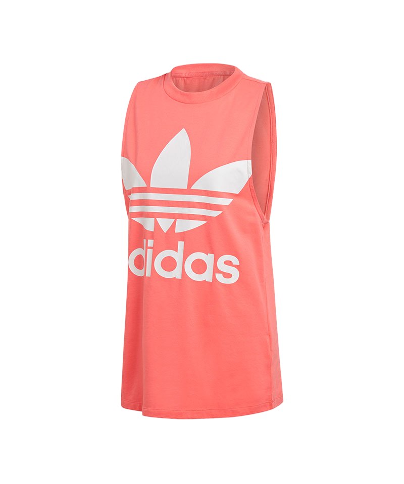 adidas Originals Damen Trefoil Crop Top Schwarz adidas Originals Damen Trefoil Crop Top Schwarz