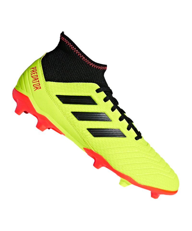 adidas Predator 18.3 FG Gelb Schwarz adidas Predator 18.3 FG Gelb Schwarz