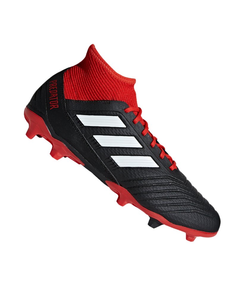 adidas Predator 18.3 FG Schwarz Rot adidas Predator 18.3 FG Schwarz Rot