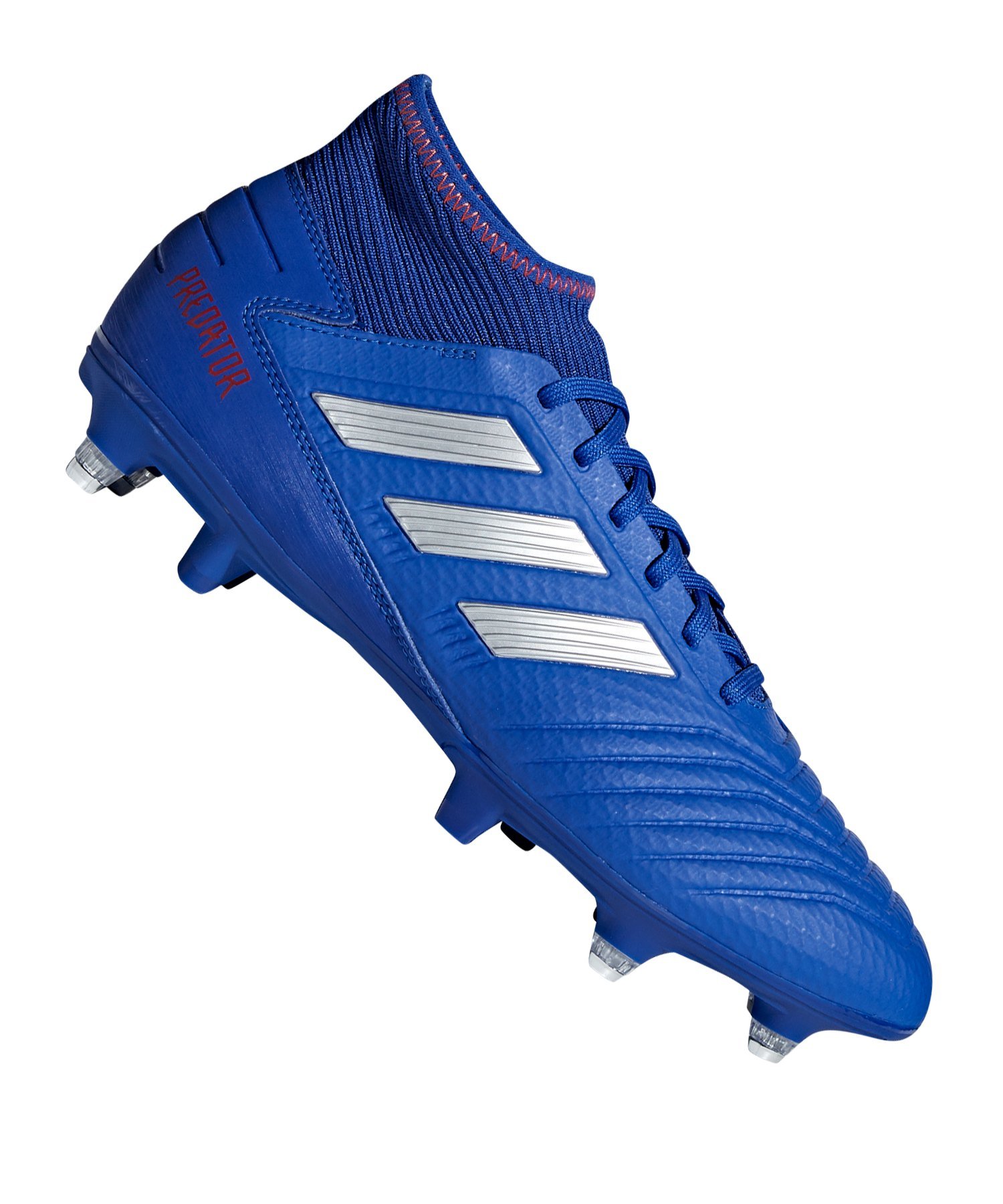 adidas Predator 19.3 SG Blau Silber adidas Predator 19.3 SG Blau Silber